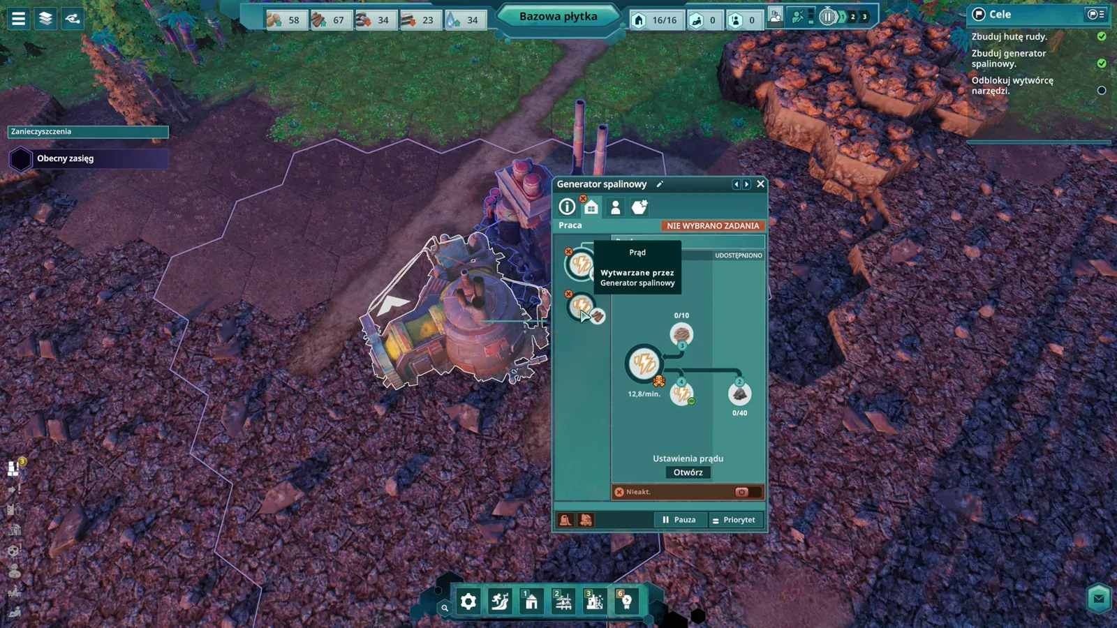 Expanding the watered forest perimeter and housing hex cluster in Beyond These Stars